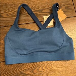 Patagonia Blue Cross-Back Sports Bra
